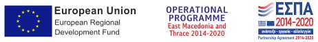 Operational Programme East Macedonia and Thrace 2014-2020
